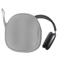 kwmobile Neopren Kopfhörer Tasche kompatibel mit Apple AirPods Max Hülle - Headset Case mit Handschlaufe und Innentasche - Hellgrau Hellgrau  
