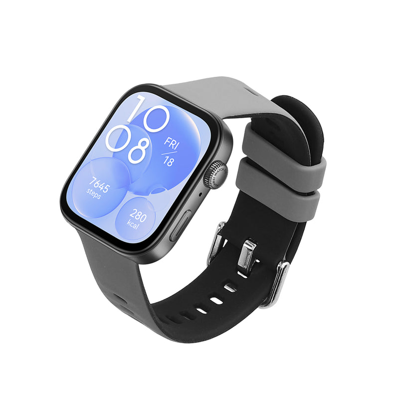 kwmobile Silicone Watch Strap for Huawei Watch Fit 3 / Fit 4 Wristband Replacement Band for Fitness Tracker Changeable Strap Smartwatch