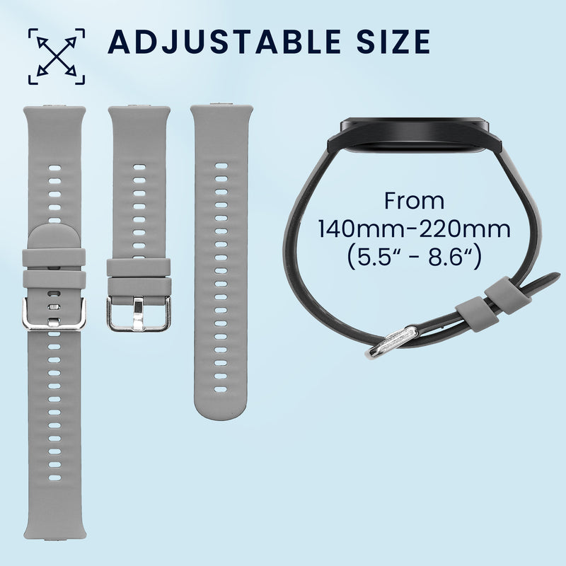 kwmobile Silicone Watch Strap for Huawei Watch Fit 3 / Fit 4 Wristband Replacement Band for Fitness Tracker Changeable Strap Smartwatch