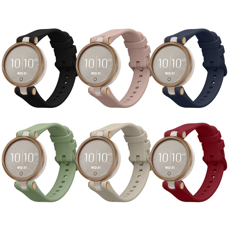 kwmobile Sport Strap compatible with Garmin Lily Sport Strap - Large Set Smartwatch Strap