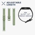 kwmobile Sport Strap compatible with Garmin Lily Sport Strap - Large Set Smartwatch Strap