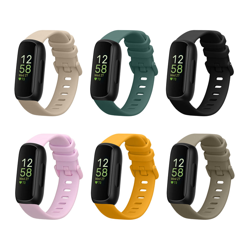 kwmobile Sports Armband compatible with Fitbit Inspire 3 / Inspire 2 / Ace 3 - Large Set Smartwatch Strap