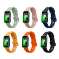 kwmobile 6x Sportarmband kompatibel mit Huawei Band 10 / 9 / 8 Armband - Großes Set Smartwatch Armband in verschiedenen Farben Mehrfarbig  