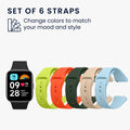 kwmobile Sports Strap Compatible with Xiaomi Redmi Watch 3 Active Strap Set Smartwatch Strap