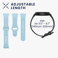 kwmobile Sports Strap Compatible with Xiaomi Redmi Watch 3 Active Strap Set Smartwatch Strap