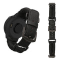 kwmobile Braided Replacement Wristband Compatible with Garmin Vivoactive 6 / Vivoactive 5 / Venu Sq / Amazfit GTS / Bip 3 Band Fitness Tracker Sports Strap Made of PU Leather with Buckle Clasp