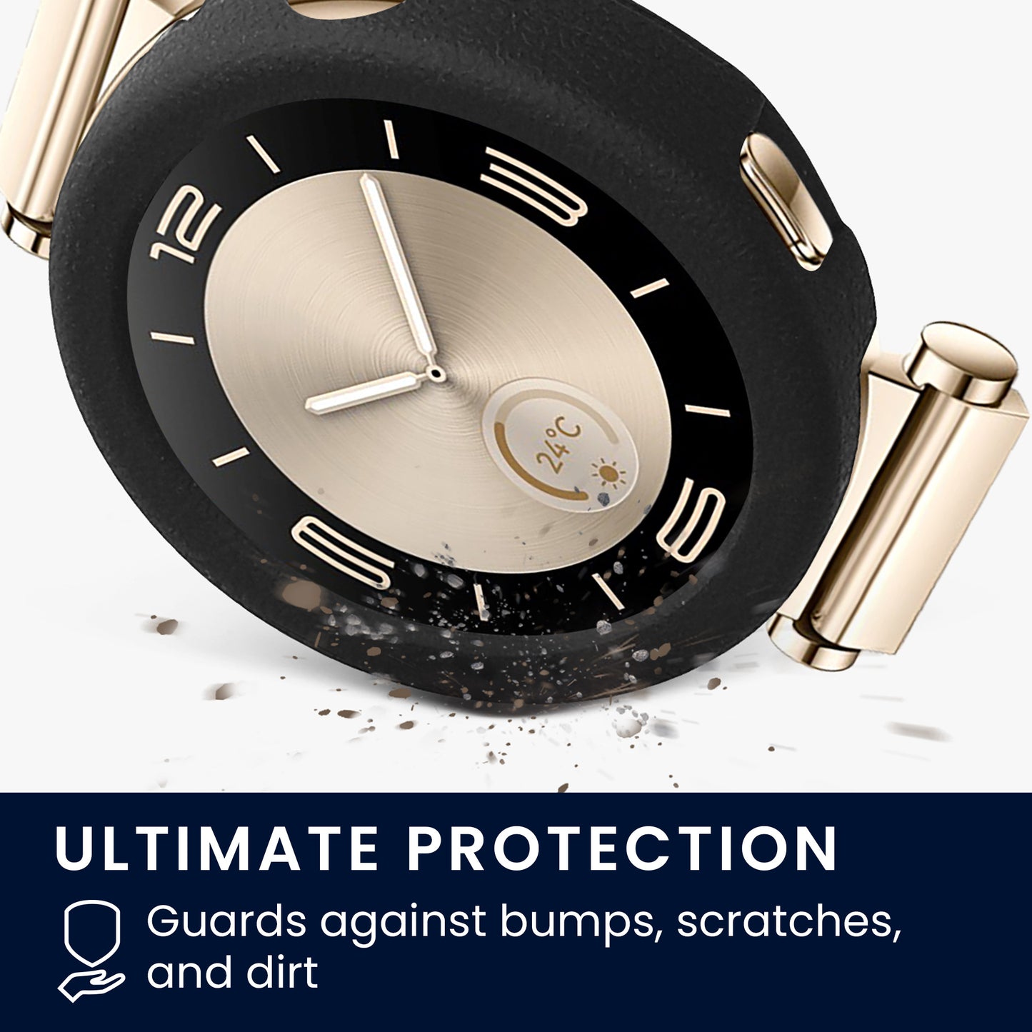kwmobile Case Compatible with Huawei Watch GT4 41mm - Fitness Tracker Cover - Soft Smartwatch Case