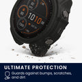 kwmobile Case Compatible with Garmin Fenix 8 47mm Case - Fitness Tracker Cover - Soft Smartwatch Case