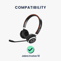 kwmobile Ear Pads for Jabra Evolve 10 Ear Cushions Replacement Headphone Spare Parts Over Ear Headphones