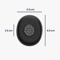 kwmobile Ear Pads for Jabra Evolve 10 Ear Cushions Replacement Headphone Spare Parts Over Ear Headphones