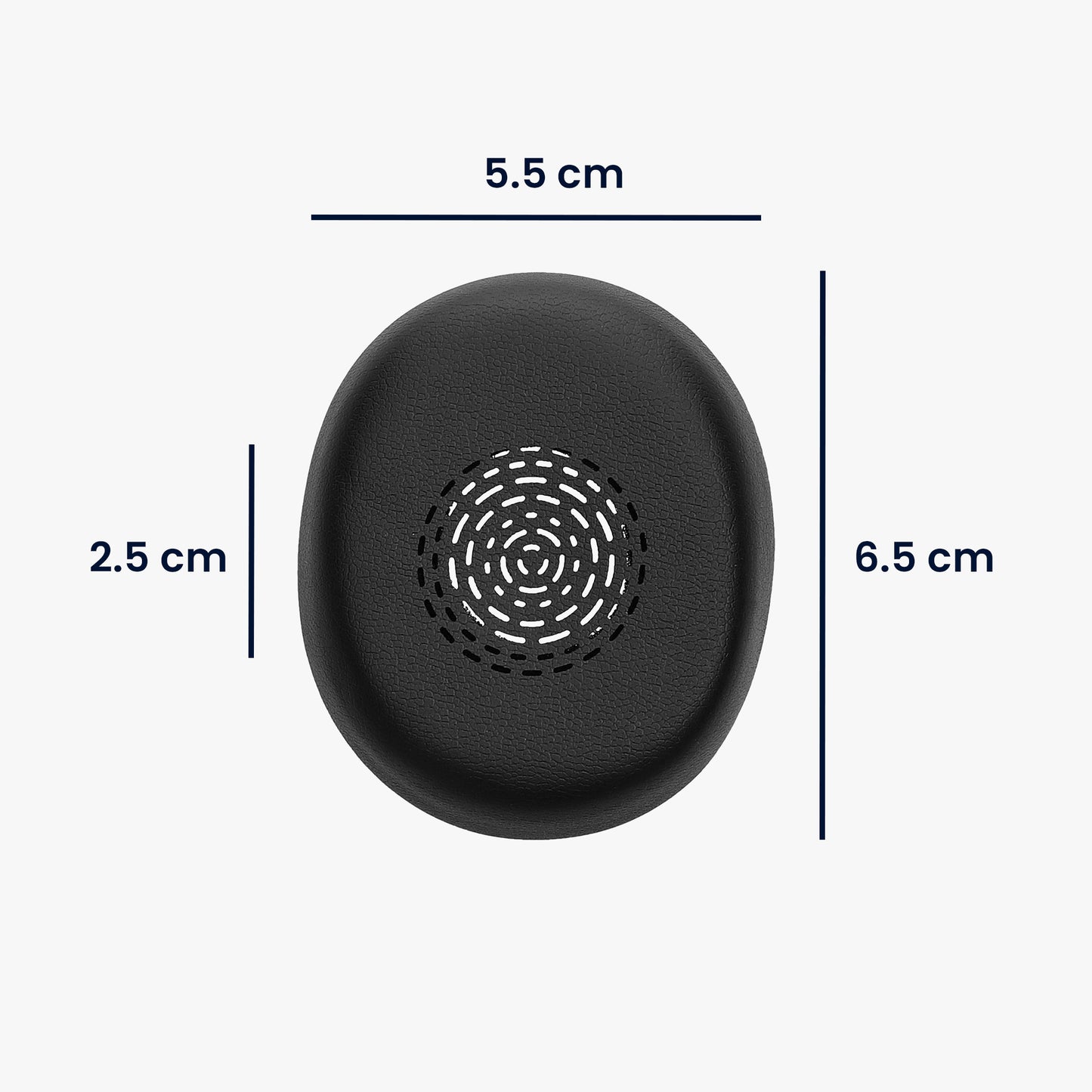 kwmobile Ear Pads for Jabra Evolve 10 Ear Cushions Replacement Headphone Spare Parts Over Ear Headphones