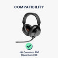 kwmobile Ear Pads for JBL Quantum 300 / Quantum 200 Earpads Replacement Headphone Spare Parts with Cooling Effect
