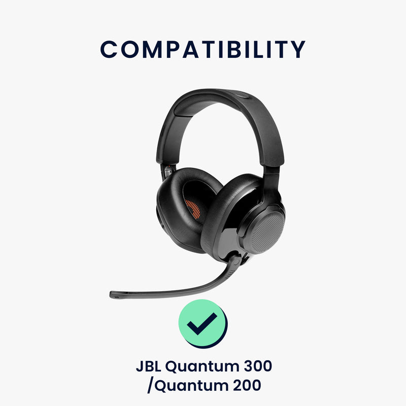 kwmobile Ear Pads for JBL Quantum 300 / Quantum 200 Earpads Replacement Headphone Spare Parts with Cooling Effect
