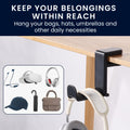 kwmobile Headphone Holder compatible with Headset / Over-ear headphones Headset Holder - Headphone Stand - Headphone Holder Headset Holder Desk