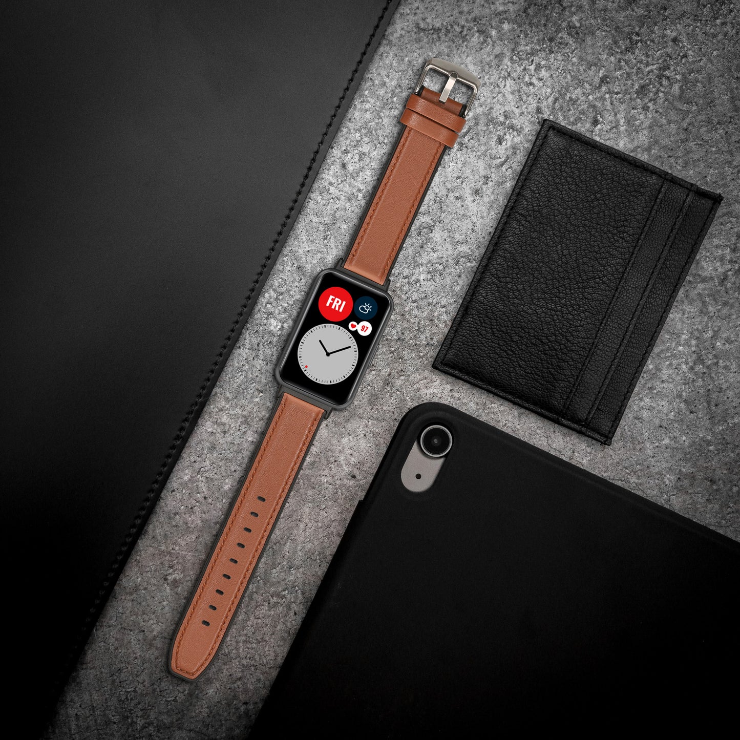 kwmobile Watch Strap for Huawei Watch Fit 2 Band Replacement Strap for Fitness Tracker with Watch Clasp Smartwatch