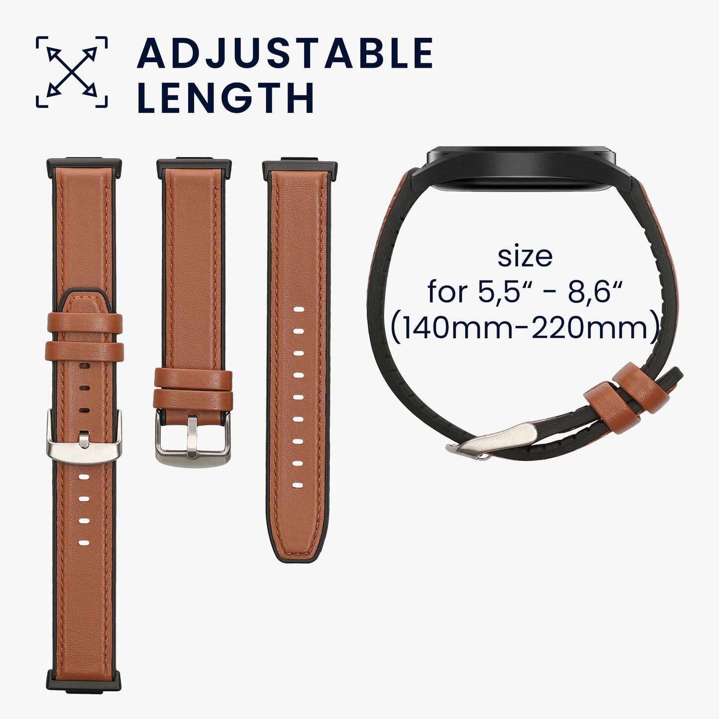 kwmobile Watch Strap for Huawei Watch Fit 2 Band Replacement Strap for Fitness Tracker with Watch Clasp Smartwatch
