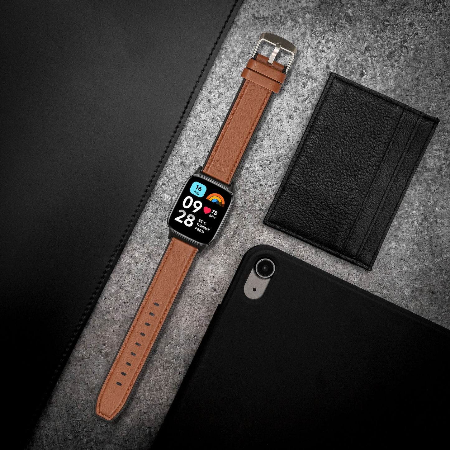 kwmobile Watch Strap for Xiaomi Redmi Watch 3 Active / Redmi Watch 3 Lite Strap - Replacement Strap for Fitness Tracker with Watch Clasp - Smartwatch Replacement Strap