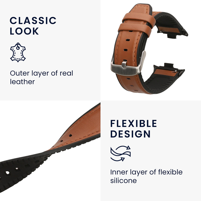 kwmobile Watch Strap for Xiaomi Redmi Watch 5 & 4 / Smart Band 8 Pro / Smart Band 9 Pro - Fitness Tracker Replacement Wristband with Clasp - Smartwatch Replacement Strap