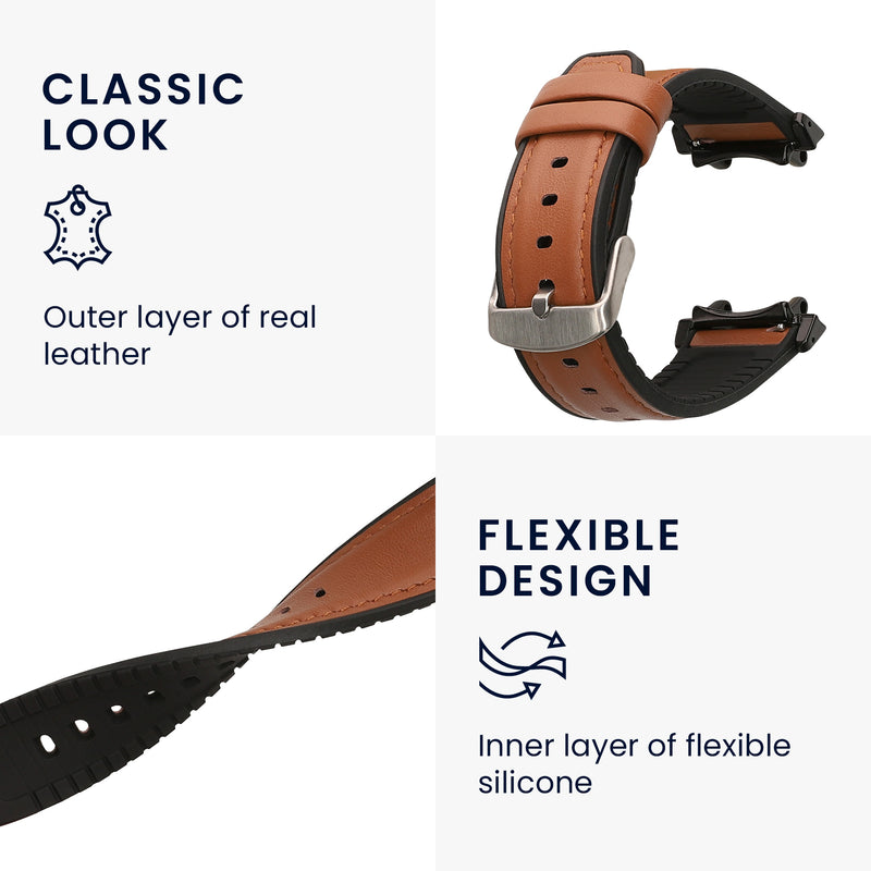 kwmobile Watch Strap for Amazfit T-Rex 3 - Replacement Band for Fitness Tracker with Watch Clasp - Smartwatch Replacement Strap