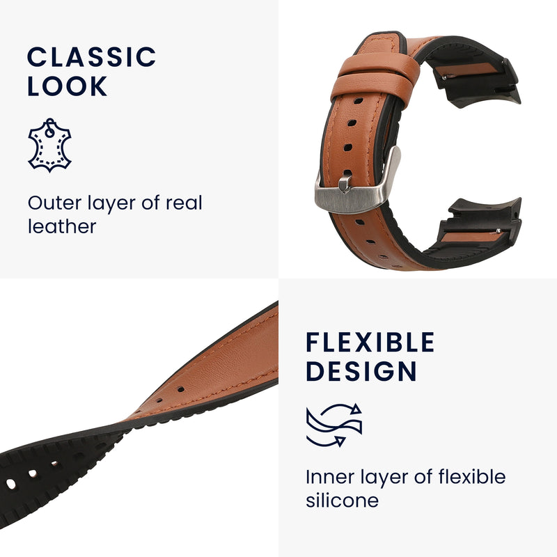 kwmobile Watch Strap for OnePlus Watch 3 / 2 / 2R / Oppo Watch X2 Wristband Replacement Strap for Fitness Tracker with Watch Clasp Smartwatch Replacement Strap