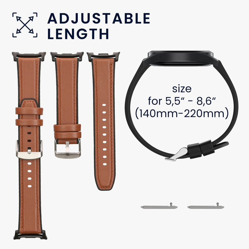 kwmobile Watch Strap for Samsung Galaxy Watch 8 Galaxy / Galaxy Watch 8 Classic 46mm Band Replacement Strap for Fitness Tracker with Watch Clasp Changeable Strap Smartwatch
