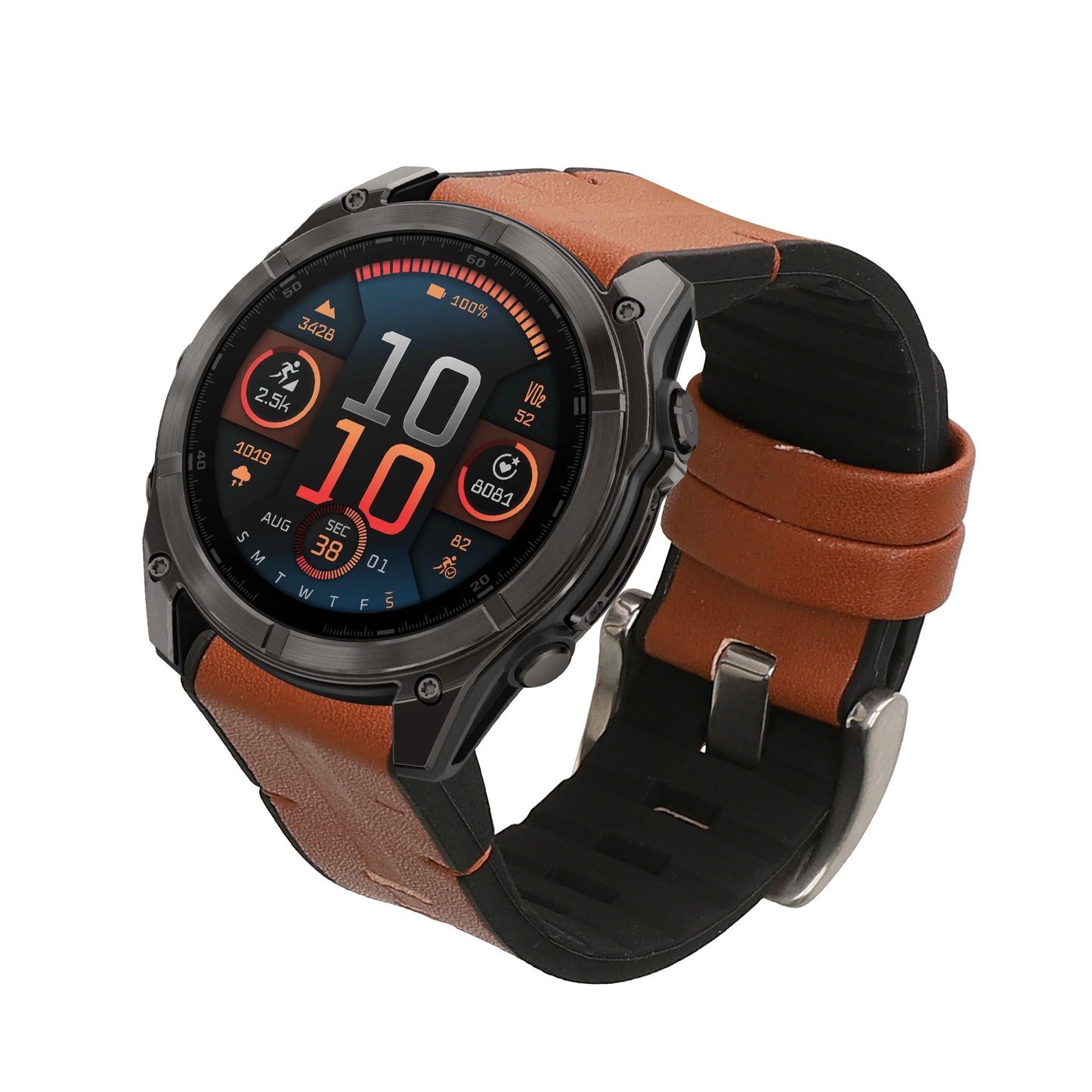kwmobile Watch Strap for Garmin 22mm Fenix 8 47mm / Tactix 8 47mm / Instinct 45mm / Epix Strap - Replacement Strap for Fitness Tracker with Watch Clasp - Smartwatch Replacement Strap