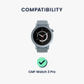kwmobile Screen Protector compatible with CMF Watch 3 Pro Film Protective Film for Fitness Tracker robust Screen Protection