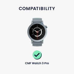 kwmobile Displayschutzfolie kompatibel mit CMF Watch 3 Pro Folie Schutzfolie für Fitness Tracker robuster Displayschutz