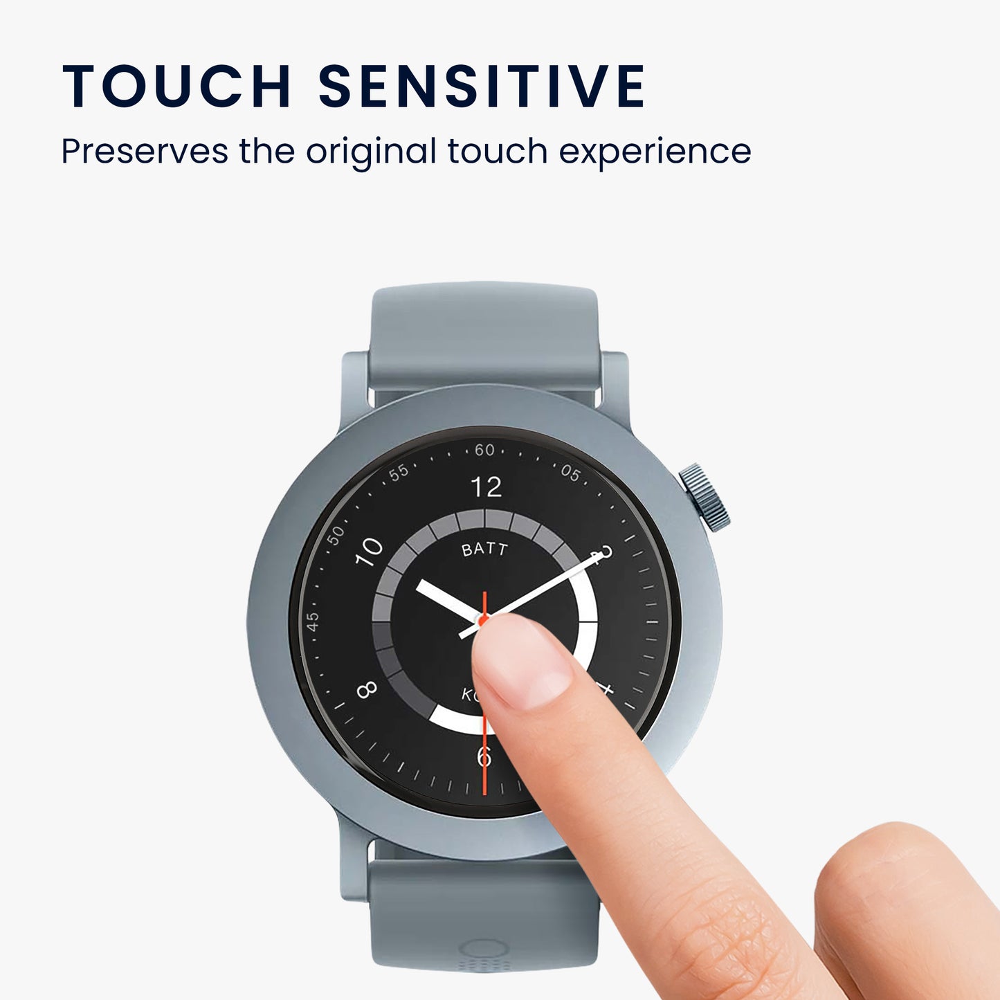 kwmobile Screen Protector compatible with CMF Watch 3 Pro Film Protective Film for Fitness Tracker robust Screen Protection