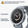 kwmobile Screen Protector compatible with CMF Watch 3 Pro Film Protective Film for Fitness Tracker robust Screen Protection