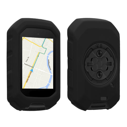 kwmobile Hülle kompatibel mit Garmin Edge MTB - Silikon GPS Fahrrad Case Schutzhülle Schwarz  