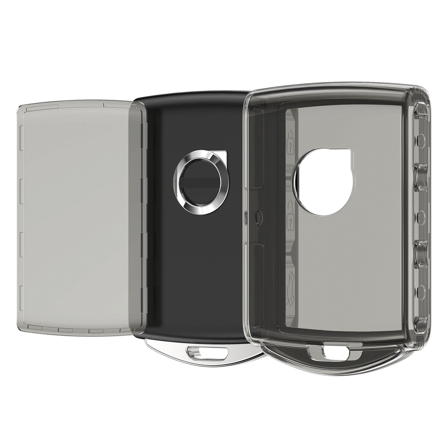 kwmobile Car Key Cover Compatible with Volvo 4-Button Car Key Keyless Go
