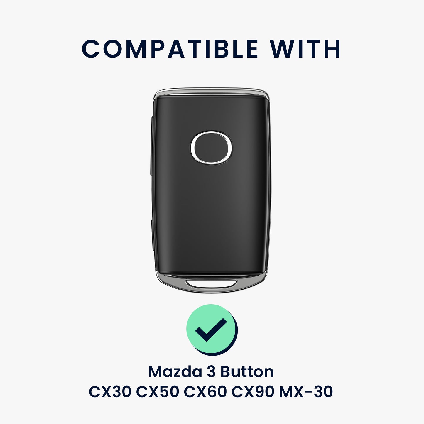 Silicone cover compatible with Mazda car key