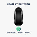 kwmobile Car Key Cover compatible with Tesla Model S / Model Y / Model 3