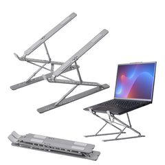 Aluminium Stand for Laptop PC / Portable Monitor / Tablet Height and Angle Adjustable