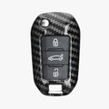 kwmobile Car Key Cover Compatible with Peugeot Citroen 3-Button Folding Car Key Hard Case Protective Cover Key Shell