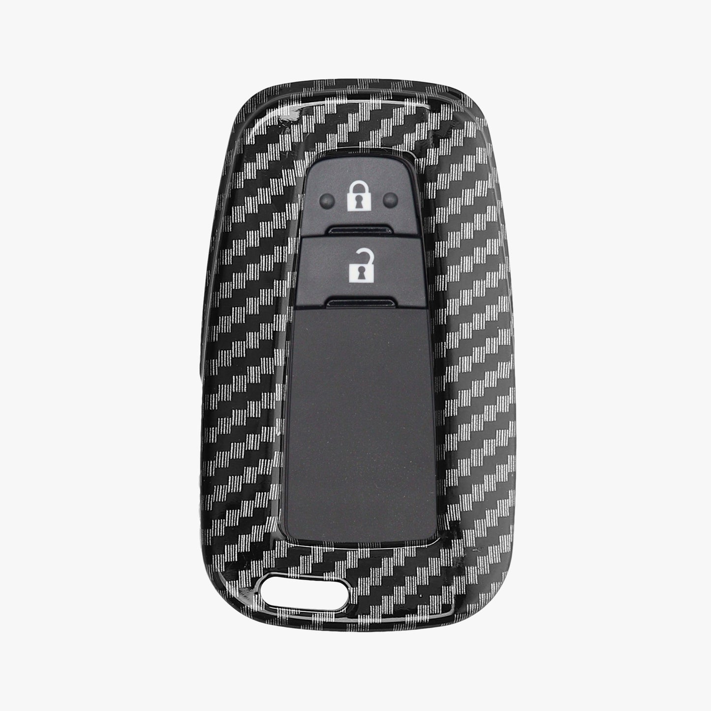 kwmobile Car Key Cover compatible with Toyota 2-Button Smart Key Car Key Hard Case Protective Cover Key Fob Cover