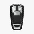 kwmobile Car Key Cover Compatible with Audi 3-Button Smart Key (Keyless Go Only) Hardcase Protective Cover