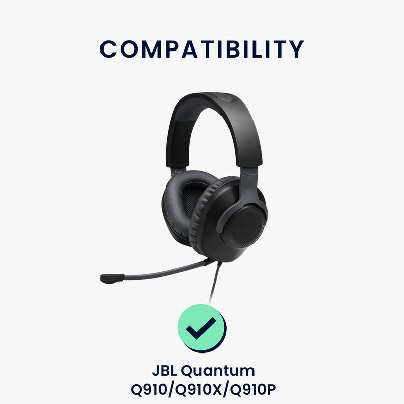 kwmobile Ear Pads for JBL Quantum Q910 / Q910X / Q910P Earpad Replacement Earpads Headphone Spare Parts Headphone Replacement Pads Over-Ear Headphones