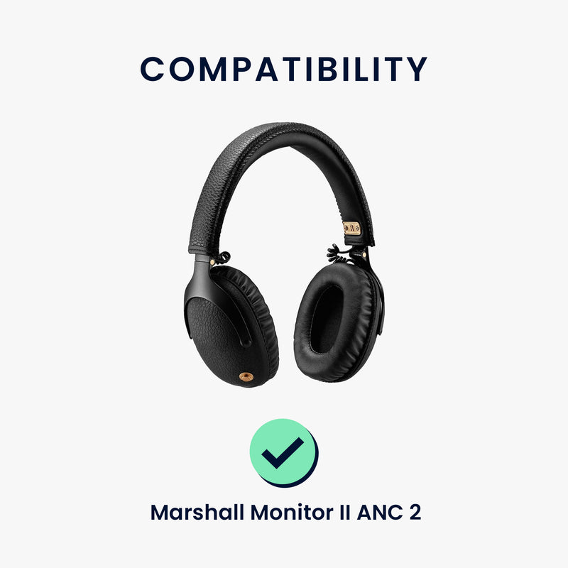 kwmobile Ear Pads for Marshall Monitor II ANC 2 Earpads Replacement Headphone Spare Parts with Cooling Effect
