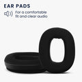 kwmobile Ear Pads for Marshall Monitor II ANC 2 Earpads Replacement Headphone Spare Parts with Cooling Effect