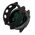 kwmobile Schutzhülle kompatibel mit Garmin Forerunner 570 42mm Hülle - Fitness Tracker Case aus TPU - Soft Smartwatch Case Schwarz Schwarz  