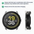 kwmobile Glass Case for Suunto Run GPS Protective Cover Fullbody Fitness Tracker Case Set Transparent