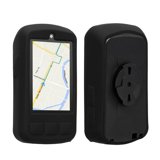 kwmobile Hülle kompatibel mit Wahoo ELEMNT Bolt V3 / BOLT 3 - Silikon GPS Fahrrad Case Schutzhülle Schwarz  