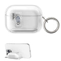 kwmobile Headphone Case compatible with Apple AirPods Pro 2 / Pro 1, Cover with Stand Function and Security Clasp