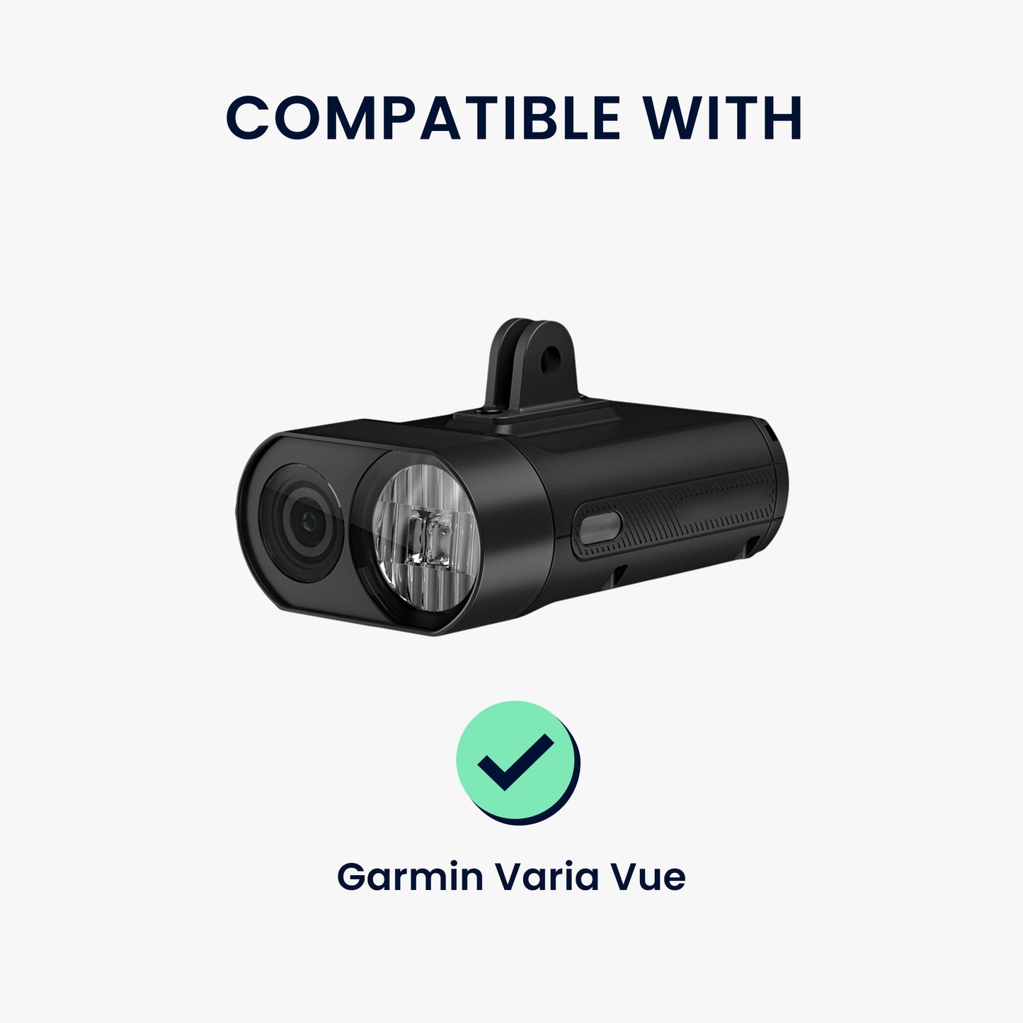 kwmobile Silicone Case for Bike Light and Dash Cam compatible with Garmin Varia Vue Case Bike Front Light Cover