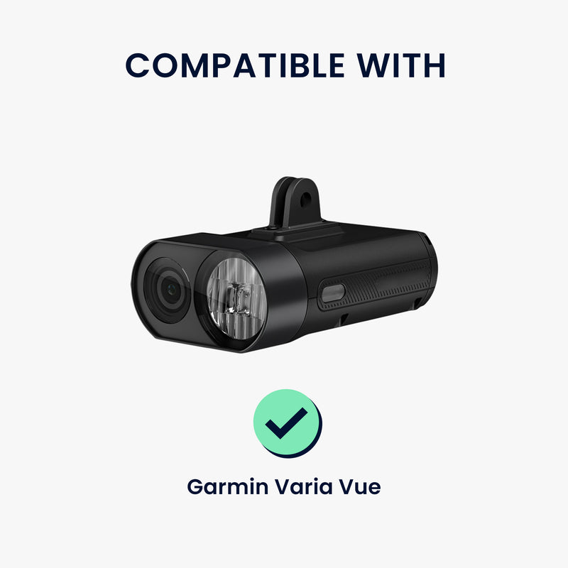 kwmobile Silicone Case for Bike Light and Dash Cam compatible with Garmin Varia Vue Case Bike Front Light Cover
