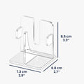 kwmobile Mouse Holder compatible with Apple Magic Mouse 1 / Magic Mouse 2 / Logitech Pebble Wireless Stand - Mouse Display Stand with Anti-Slip Feet