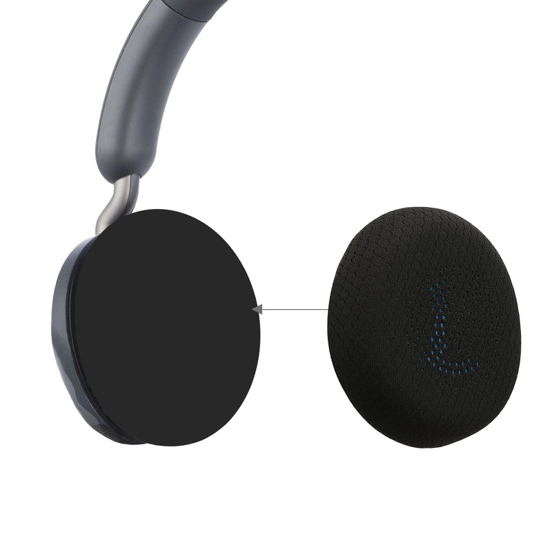 kwmobile Ear Pads for Jabra Elite 45h / Evolve2 65 / Evolve2 40 - Replacement Ear Cushions - Headphone Spare Parts - Headphone Replacement Pads for Over Ear Headphones