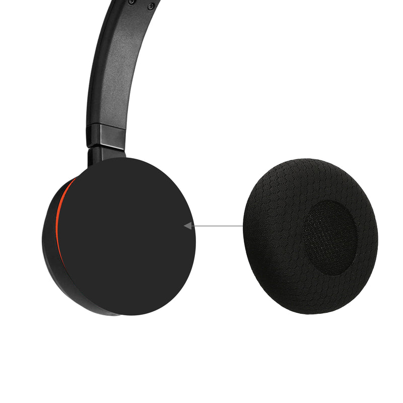 kwmobile Ear Pads for Jabra Evolve 20 / 20se / 30 / 30II / 40 / 65 Ear Cushions Replacement Headphone Spare Parts Headphone Replacement Pads for Over Ear Headphones